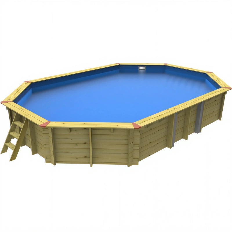 Octagon Pool Empty Eco Stretched Octagon Pool – Aquatic Living
