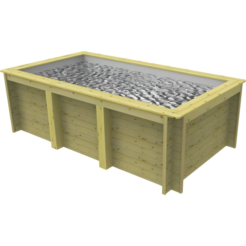 Plastica Nazca 4m x 2m Wooden Pool