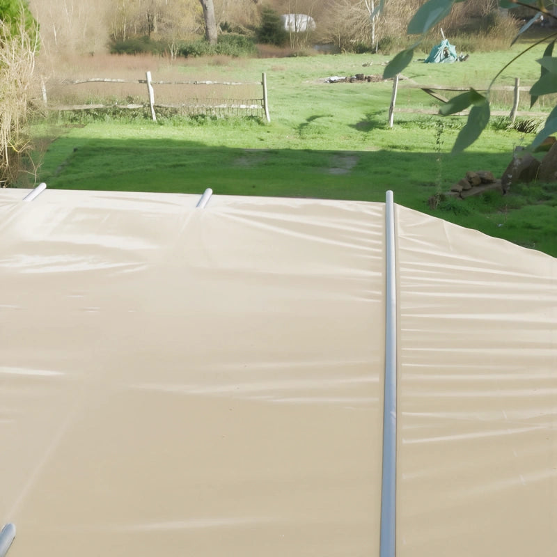 Plastica Nazca 8m x 4m Poolsaver Cover Beige