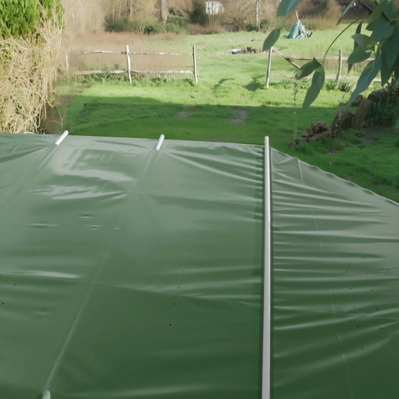 Plastica Nazca 8m x 4m Poolsaver Cover Green