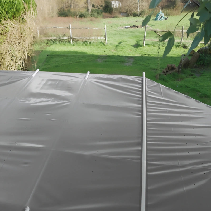 Plastica Nazca 8m x 4m Poolsaver Cover Grey
