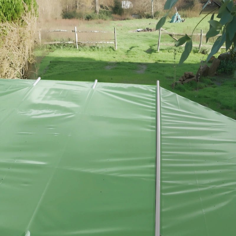 Plastica Nazca 8m x 4m Poolsaver Cover Pastel Green