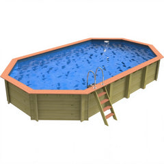 Plastica Westminster Wooden Pool Package with Argonaut/Endurance Filtration & SwimMaster Counter Current