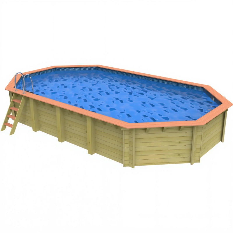 Plastica Westminster Wooden Pool Package with Argonaut/Endurance Filtration & SwimMaster Counter Current
