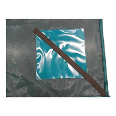 Plastica Winter Debris Cover Deluxe Criss Cross 15ft x 30ft and 5ft Roman End Pool Green