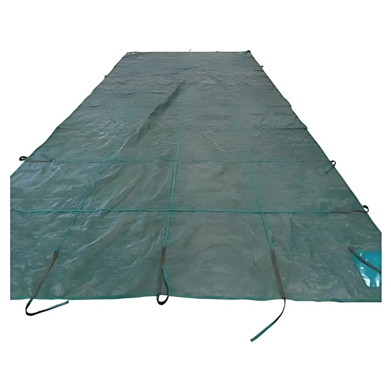 Plastica Winter Debris Cover Deluxe Criss Cross for 16ft x 32ft Pool Green