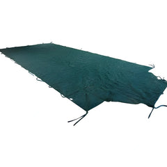 Plastica Winter Debris Cover Deluxe for 18ft x 36ft and 5ft Roman End Pool Green