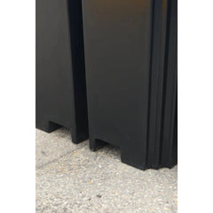 Space Saving IBC Bund Pallet - Black with PE Grid & 115L Spill Tray