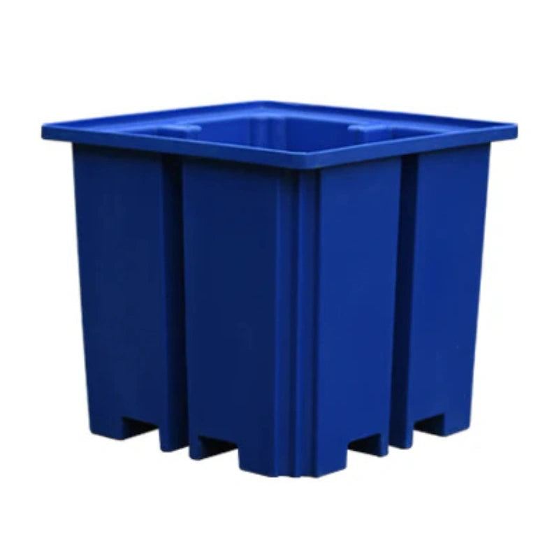Space Saving IBC Bund Pallet -No Grid - Blue