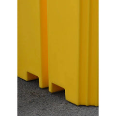 Space Saving IBC Bund Pallet -No Grid - Yellow