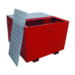 Steel Single IBC Bund - Red