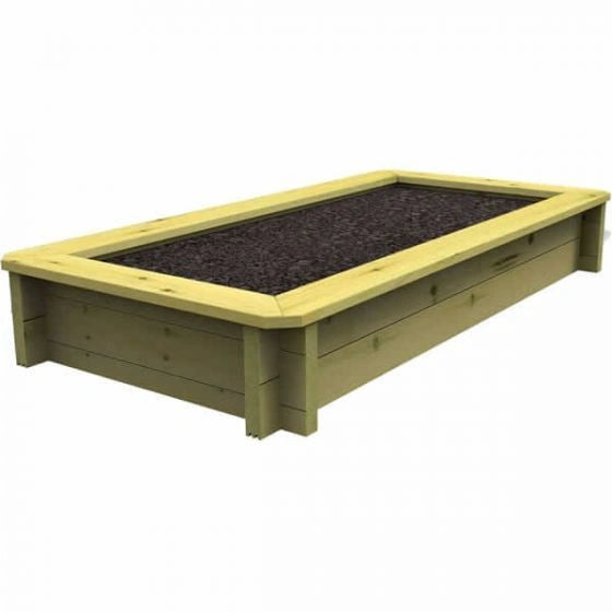 The Garden Timber Company 1.5m x 1m, 27mm, Wooden Raised Bed (6 Boards High)