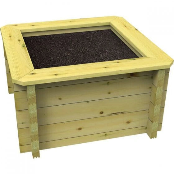The Garden Timber Company 1m x 1m, 27mm, Wooden Raised Bed (2 Boards High)