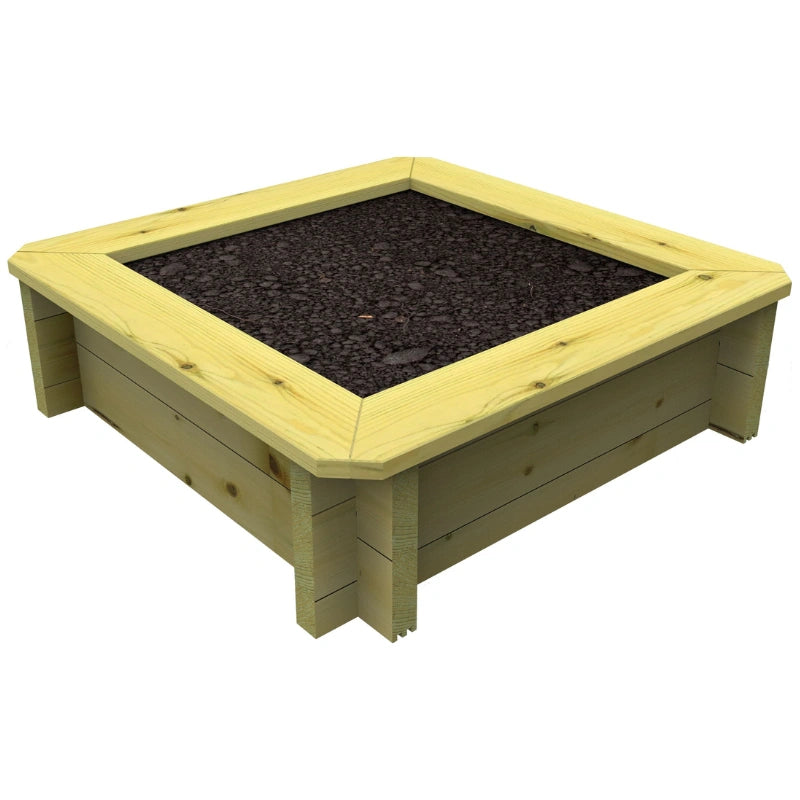The Garden Timber Company 1m x 1m, 44mm, Deluxe Raised Bed (2 Boards High)