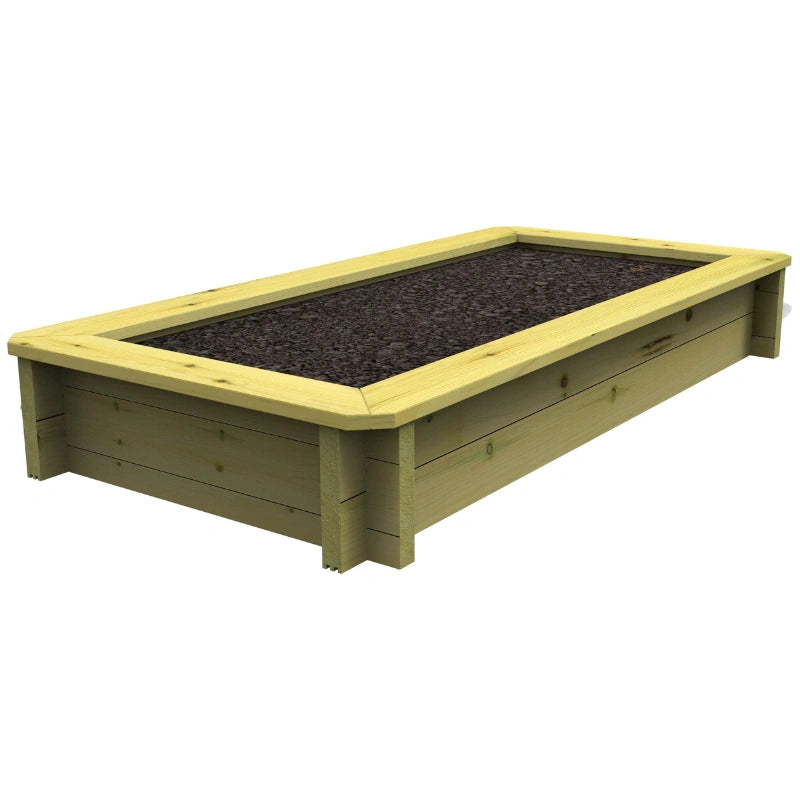 The Garden Timber Company 2m x 1m, 44mm, Deluxe Raised Bed (3 Boards High)