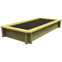 The Garden Timber Company 2m x 1m, 44mm, Deluxe Raised Bed (4 Boards High)