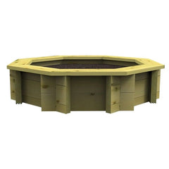 The Garden Timber Company 4ft, 44mm, Octagonal Deluxe Raised Bed (2 Boards)