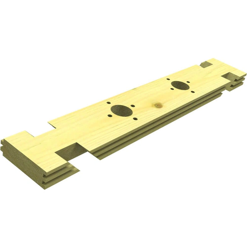 The Garden Timber Company 8ft Pond Filtration Plank 1.172m Length - Board Only