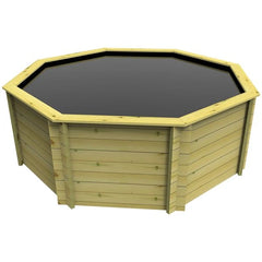 The Garden Timber Company Octagonal Koi Pond 10ft (3.04m), 1478 gallons