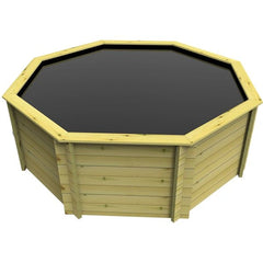 The Garden Timber Company Octagonal Koi Pond 10ft (3.04m), 1478 gallons