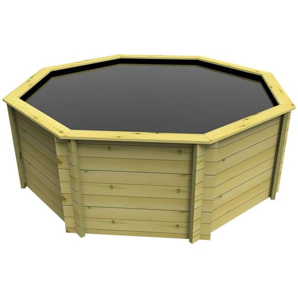 The Garden Timber Company Octagonal Koi Pond 10ft (3.04m), 1478 gallons