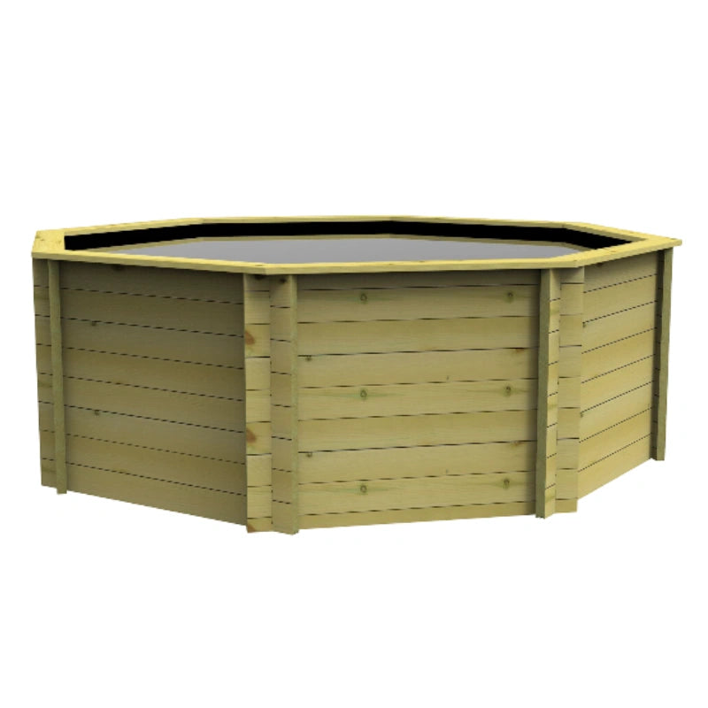 The Garden Timber Company Octagonal Koi Pond 12ft (3.66m), 2414 gallons