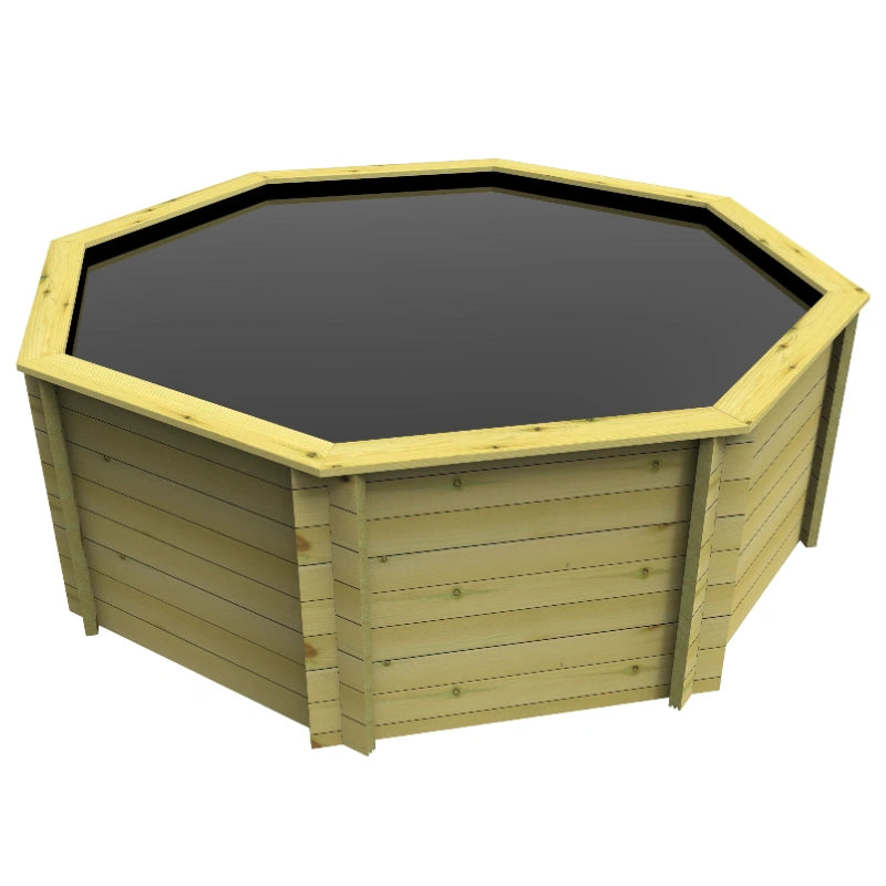 The Garden Timber Company Octagonal Koi Pond 12ft (3.66m), 2414 gallons