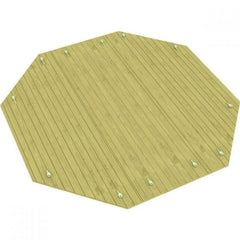 The Garden Timber Company Wooden Sandpit - 10ft Octagonal – 295mm Height – 27mm Thick Wall - Inc Heavy Duty Wooden Lid