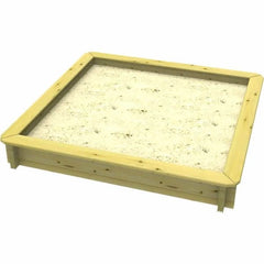 The Garden Timber Company Wooden Sandpit - 2m x 2m – 295mm Height – 44mm Thick Wall