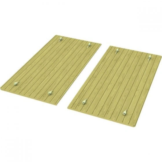 The Garden Timber Company Wooden Sandpit - 2m x 2m – 429mm Height – 27mm Thick Wall - Inc Heavy Duty Wooden Lid