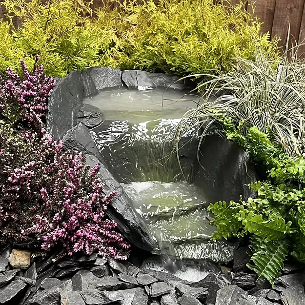Rockways Atlantis Midi Range Slate Drop Garden Cascade