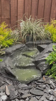 Atlantis Midi Range Slate Curve Stream Garden Cascade