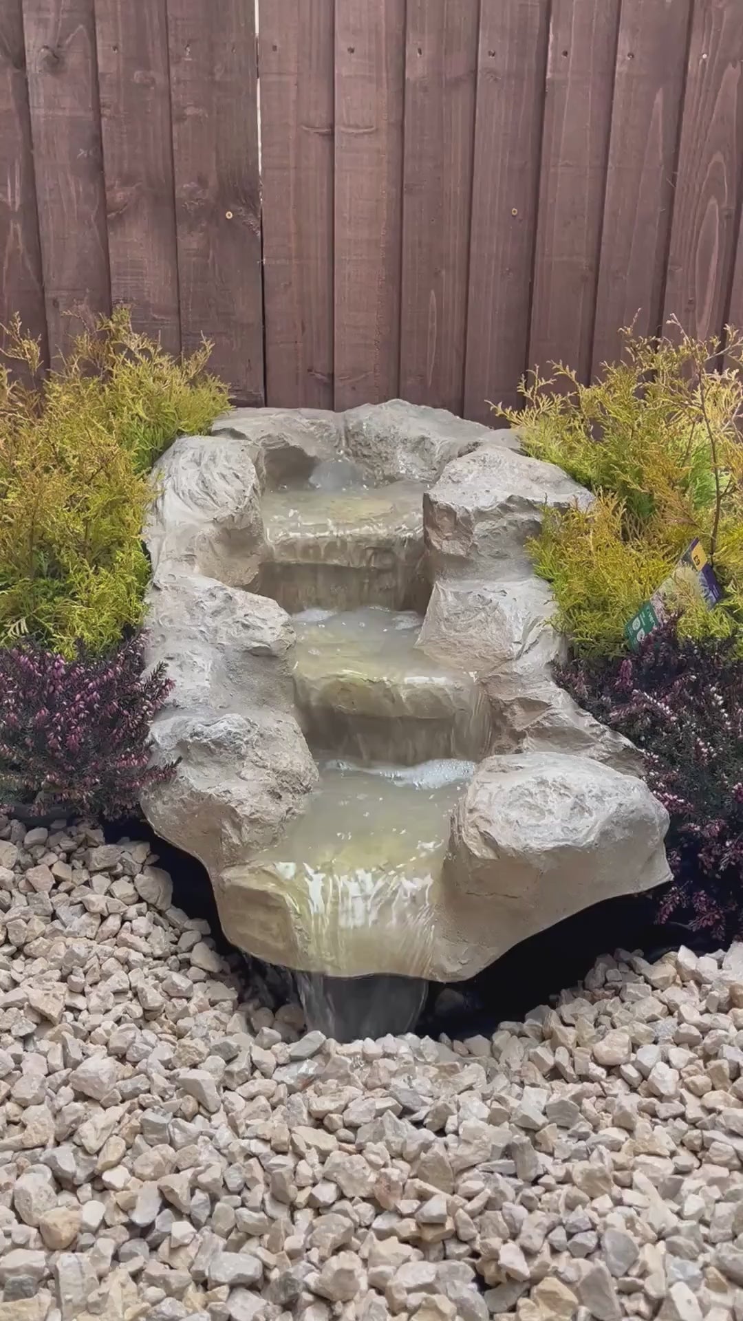 Atlantis Double Step Garden Waterfall