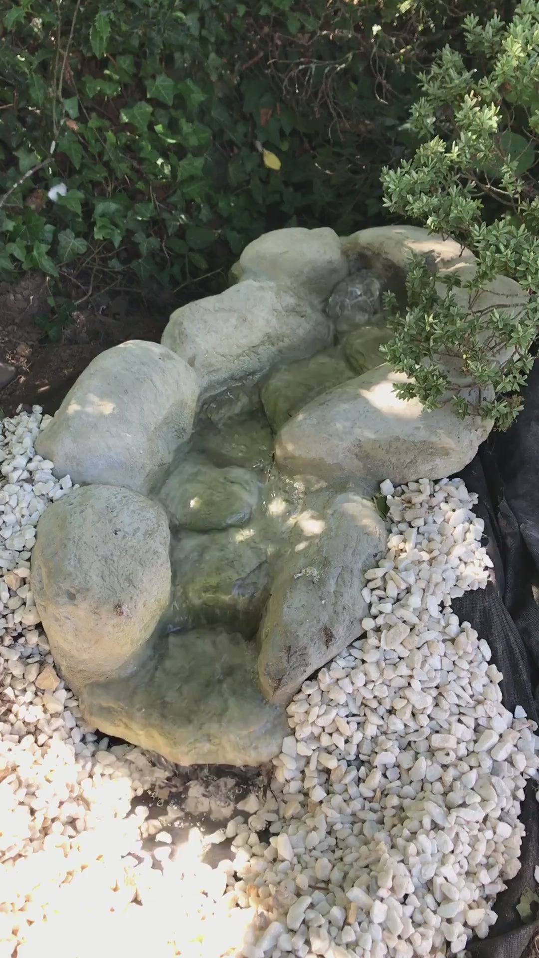Rockways Concrete River Run Garden Waterfall, Medium
