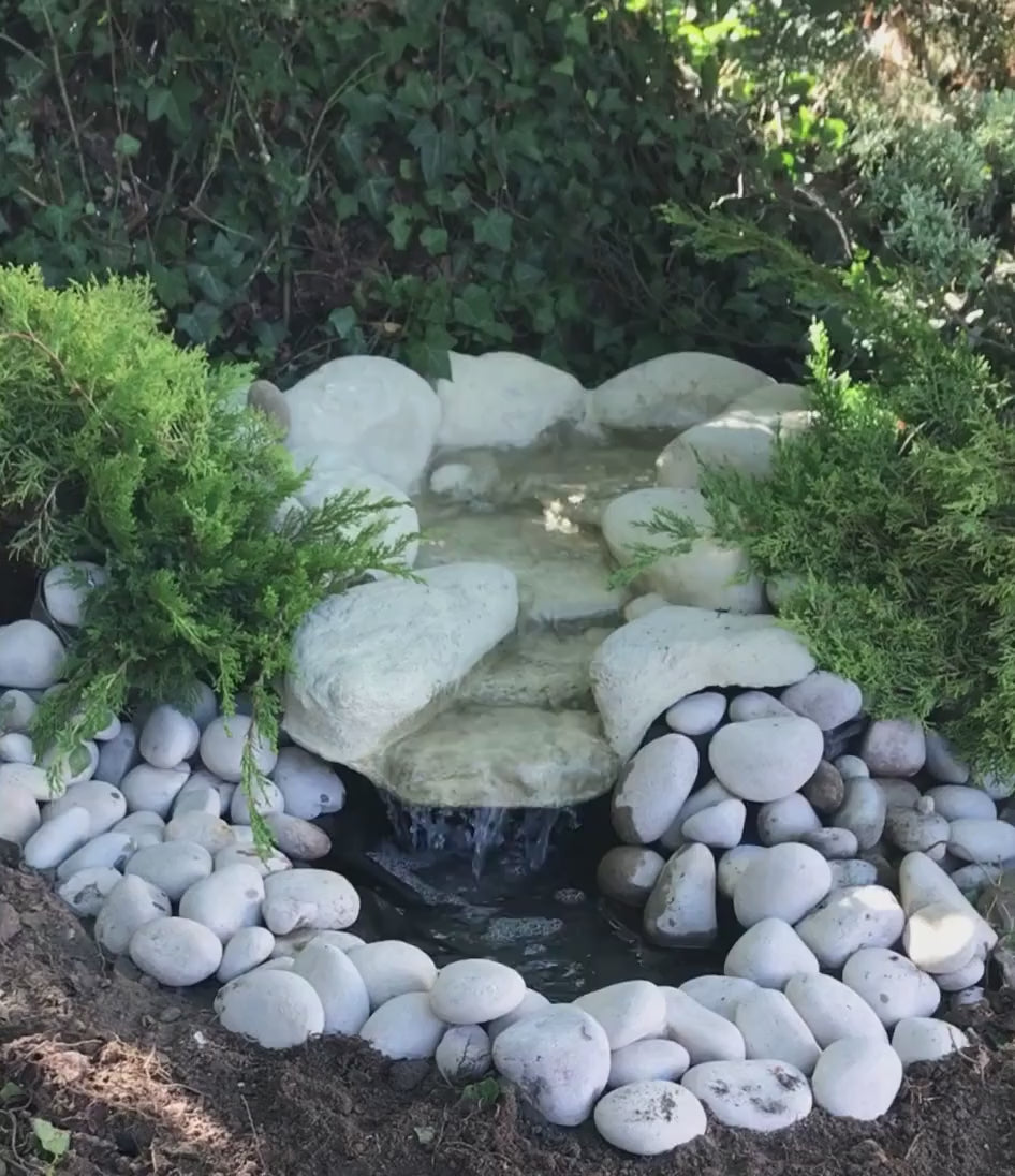 Rockways Concrete River Run Garden Waterfall, Large